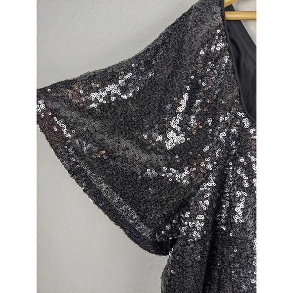 Sequin Black Top - Picture 5 of 8